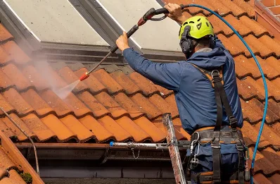 Démoussage et hydrofuge de toiture à Faye